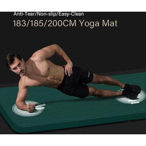 Fitness Yoga Mat 80mm Extra Thick High Density Anti-Tear Exercise Pad With Carrying Strap For Home Gym Physical Training Carpet
