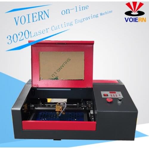 VOIERN WR3020 laser engraving cutting maching laser engraver laser cutter working area 300*200mm 40W