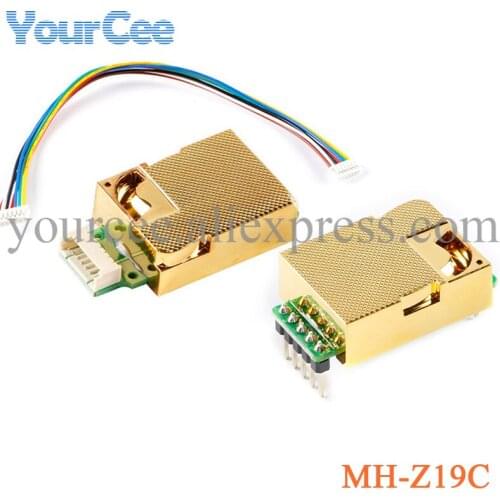 MH Z19C MH-Z19 MH-Z19C IR Infrared CO2 Sensor Module Carbon Dioxide Gas Sensor NDIR for CO2 Monitor 400-5000ppm UART PWM Output