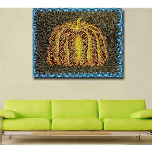 Fashion Print Oil Painting Wall painting yayoi kusama pumpkin Home Decorative Wall Art Picture For Living Room Painting