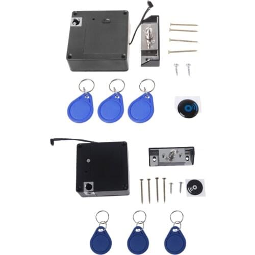 Cabinet Invisible Electronic RFID Lock Hidden Keyless Drawer Door Locks Sensor Locker