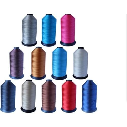 840D/3 High Strength Dia.0.7mm Bonded Polyester Sewing Thread For Waterproof cloth Leather Canvas Shoes Tent Car Seat Belt 1000g