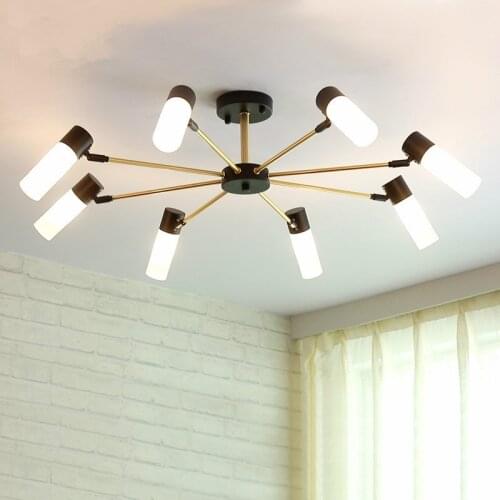 Nordic Minimalism Led G9 Chandelier Metal Acrylic Shades Bedroom LED Ceiling Chandelier Lighting Led Lustre Luminarias Lamparas