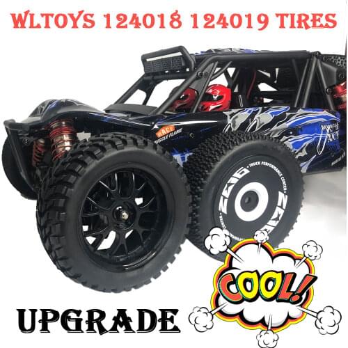 Upgrade Parts Front Rear Tires 124018 124019 RC Car spare parts for WLtoys 1/14 1/12 RC Car