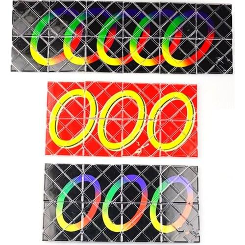 Plastic Magic Snake Cube Hand Magic Folding Twisty Puzzle Cube New Mini Cubo Magic Board Puzzle Gift DD60MF