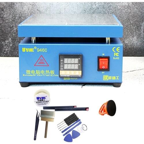LCD Digital Display Preheating Station Heating Station UYUE 946C Hot Plate Preheat Station Phone Screen Replace Seperator