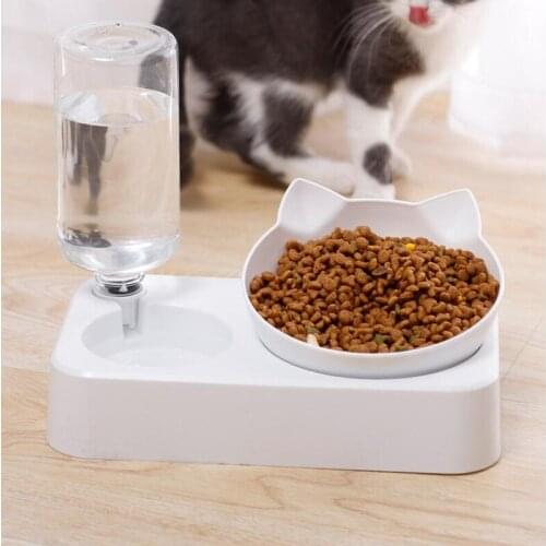 Los Fick Automatic Dog Feeder Pet Dog Water Travel Bowl Feeding Feeder Drinking Fountain For Cats Dogs Water Dispenser Dog Bowl