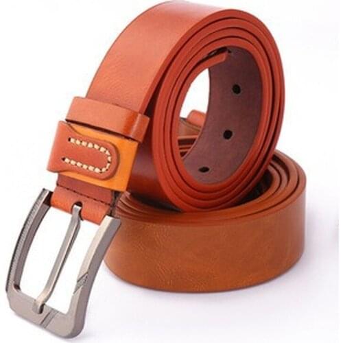 Men High Quality Genuine Leather Belt Luxury Designer Belts Men Cowskin Fashion Strap Male Jeans for Man Cowboy