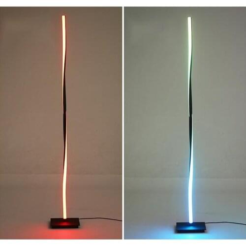 Helix Color Changing LED Corner Floor Lamp Standing Light Decoration Bedroom