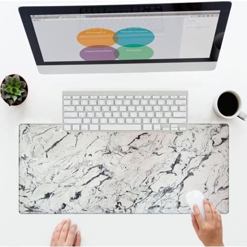 XGZ 2018 Hot Sale Marble Pattern Mouse Pad 300X800X3MM Rubber Slip Home Office Desktop PC Game Games Laptop Mouse Pads Awp