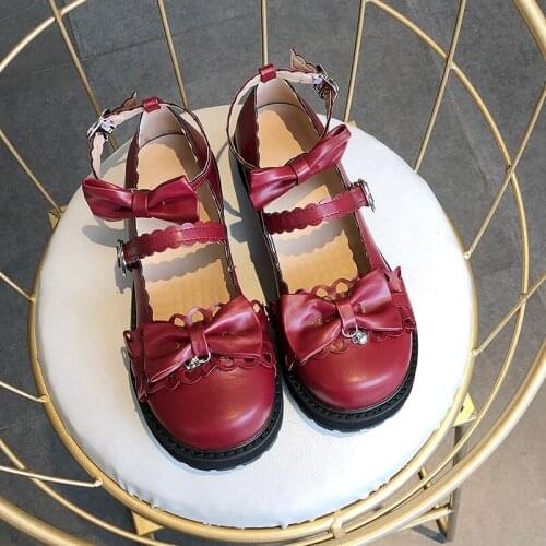 Japan Harajuku Sweet Lolita Tea Party Mary Jane Girls Shoes