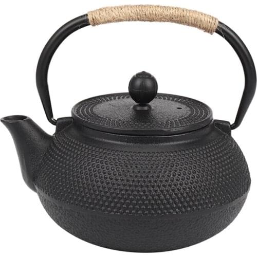 Southern Cast iron kettle old iron pot shells tea pots health boiler scale iron pot 800ml