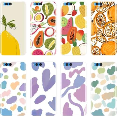 Back Cover For Xiaomi Mi Note 1 2 3 Heart Fruits Banana Love Silicone Soft Case For Xiaomi Mi Max Mix 1 2 2S Phone Case