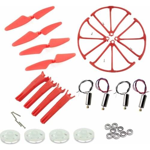 Hubsan H502S H502E H216A H502T H507A rc drone Gears + Bearing + Motors + Propeller etc Spare Parts