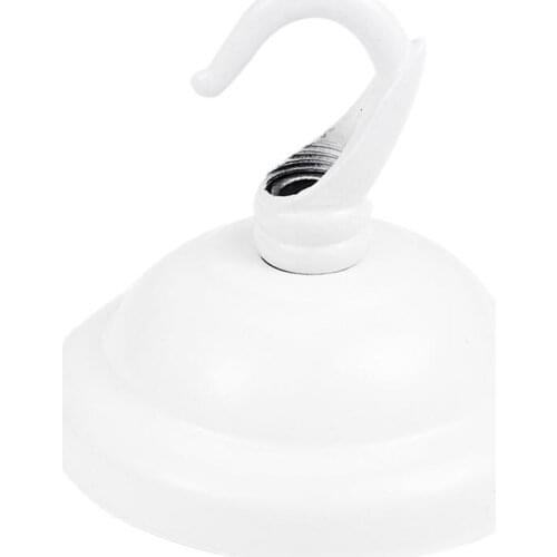 1Pc Ceiling Hook Plate For Light Fitting Chandelier Drop-light With Screws, White