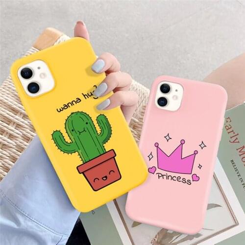Cartoon Case For iPhone 11 Case 11 Pro Max Silicone Soft TPU Back Cover For iPhone 12 Pro Mini XS Max XS XR 7 8 SE 2020 Fundas