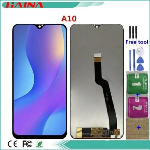 For Samsung Galaxy A10 A105 A105F SM-A105F / A10S 2019 A107 A107FD LCD Display + Touch Screen Sensor Digitizer With Free tools