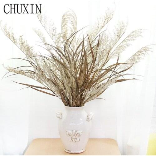 Pampas Grass Simulation Reed Grass Christmas Decor Interior Decoration Wedding Photography Props Fake Plants Flower