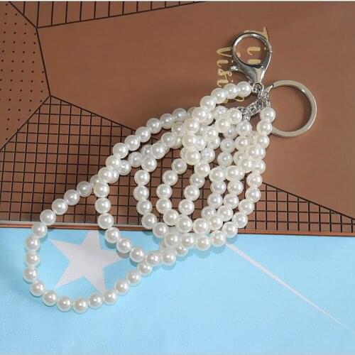 Handmade Quality Layers Pearl Chain Sorority Key Chains
