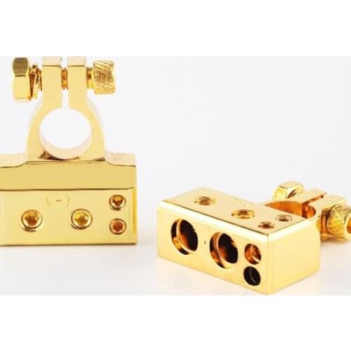 Car Audio Battery Terminal Block Pile Header Clip Thickened Battery Battery Clamp Battery Column Connector Branch Clamp