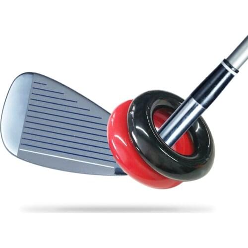 2PCS Golf Swing Trainer Round Weight Power Swing Ring for Golf Clubs Warm up Golf Club Head Driver Training Aid