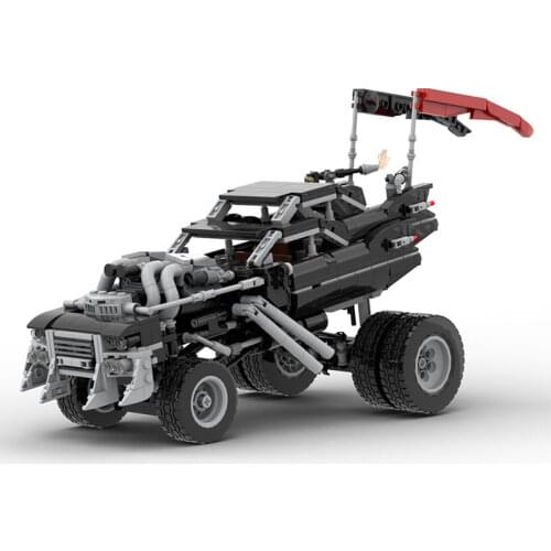 MOC Build Block Maker Movie Enthusiasts Classic Crazy Car Assembly Model Childrens Toy DIY Build Blocks Birthday Gift