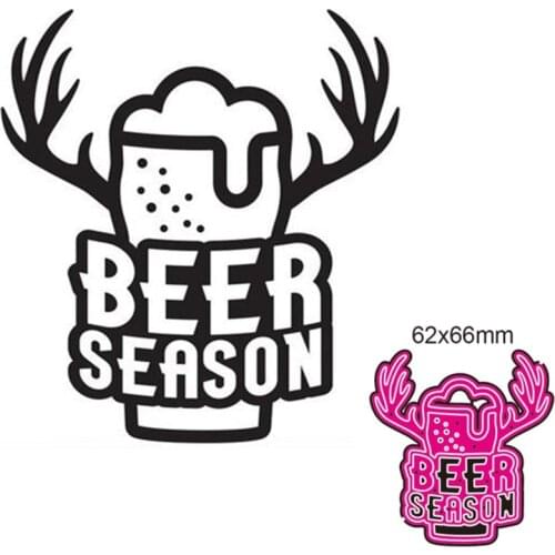 Metal cutting dies cut die mold beer decoration Scrapbook paper craft knife mould blade punch stencils dies