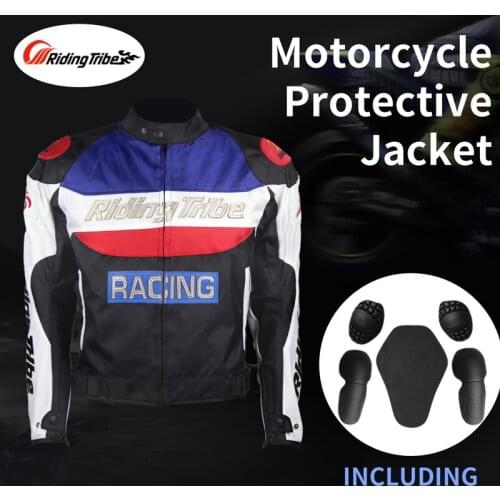 Men Women Riding Jacket Couples Professional Rally Motorcycle Motorbike Racing Coat Body Protective Armor with Warm Lining JK-75