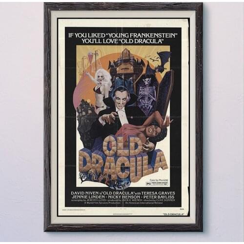 N240 OLD DRACULA Vintage Classic Movie Wall Silk Cloth HD Poster Art Home Decoration Gift