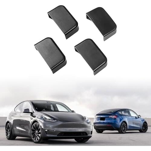 For Tesla Model Y 2021 Rear Seat Slide Rail Anti-Kick Prevent Cuts Soft Rubber Plug Interior Modification Accessories