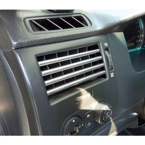 New car styling car air vent grille decoration strip for Mitsubishi ASX/Outlander/Lancer Evolution/Pajero/Eclipse/Grandis