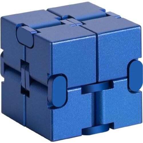 Updated Version Mini Infinit Cube Finger Anxiety Stress Relief Blocks Magic Cube Toy Funny Cube Puzzle Relax toy for Adults Kid