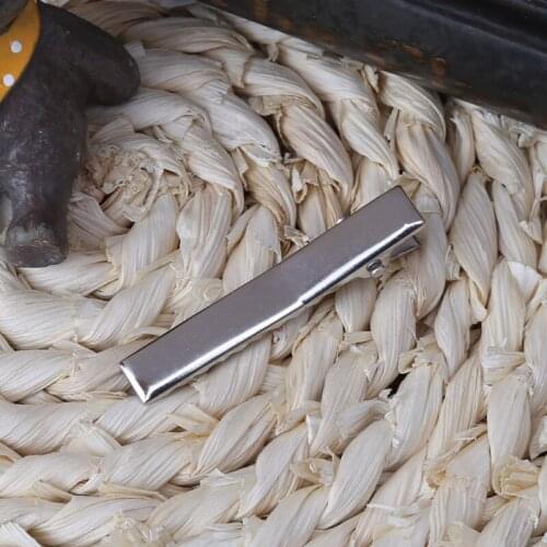 50Pcs Flat Single Prong Alligator Clips DIY Barrette Teeth Hair Clips Utility M76F