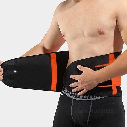 Hot Sport Accessories Back Support Brace Belt Lumbar Lower Waist Double Adjustable Back Pain Relief Waist Support Trainning Belt