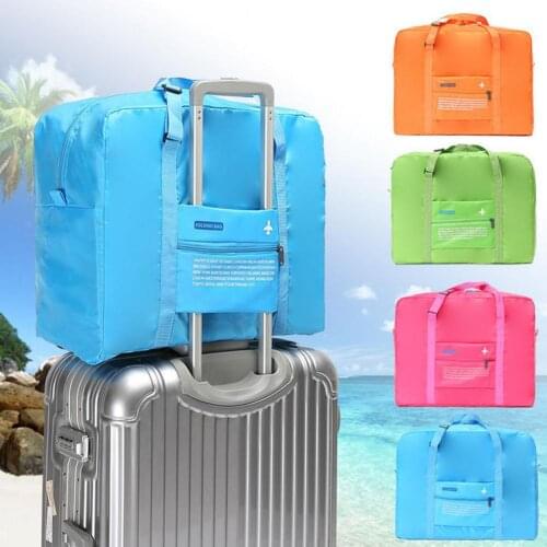 Portable Travel Bags Foldable Unisex 5 Colors Large Capacity Water-proof Hand Luggage Women Business Travel Duffel Handbags