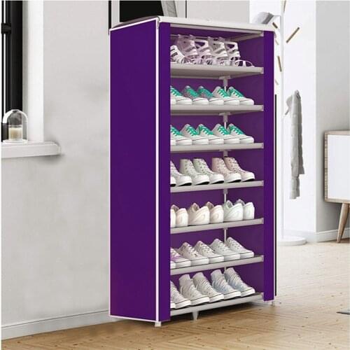 Assemble Shoe Rack Shoe Shelf Shoe Cabinet Shoes Hanger DIY Slipper Home Organization Closet Storage Practical Creative