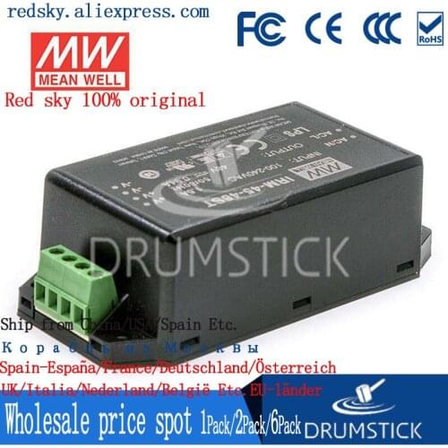 Steady MEAN WELL IRM-30-5ST 5V 6A meanwell IRM-30 5V 30W Screw terminal style