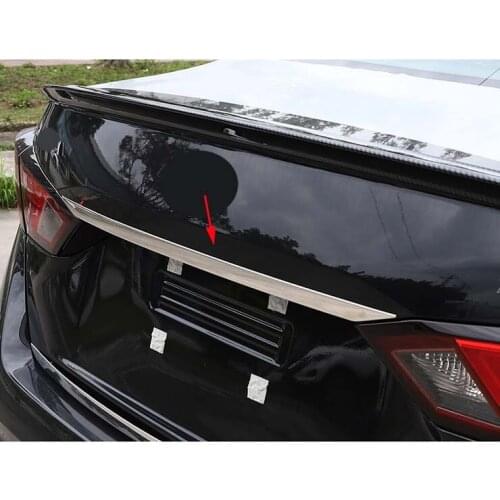 Steel molding Rear Trunk Lid Cover Trim For 2019-2020 Nissan Altima 4DR Sedan A