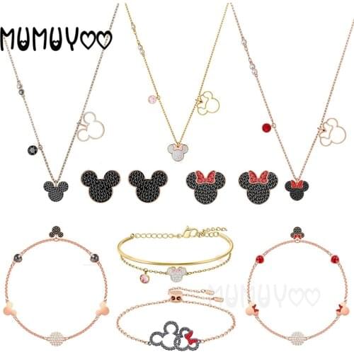 SWA 2020 Fashion Jewelry High Quality Charm Cute Mouse Necklace Birthday Gift For Girlfriend For Women