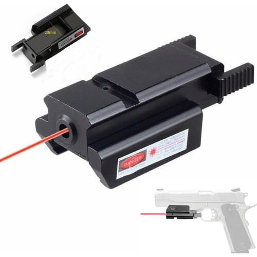 Tactical Mini Compact Red Dot Laser Sight Low Profile W/Picatinny Mount For Pistol Rifle Handgun 20mm /11mm Rail Shooting