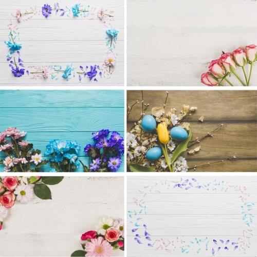 SHENGYONGBAO Vinyl Custom Photography Backdrops Prop Wooden Planks Theme Photography Background 191102BV-06