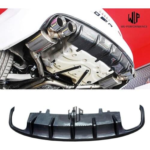 A7 High Quality Carbon Fiber Rear Lip Diffuser Car Styling For Audi A7 Cas Style Car Body Kit 2011-2017