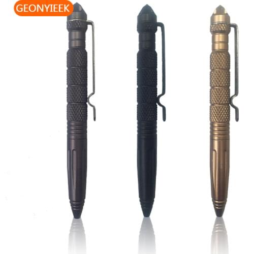 High Quality Personal Defence Tool Tactical Pen Self Defense Pen Multipurpose Aviation Aluminum Anti-skid Portable Outdoor EDC