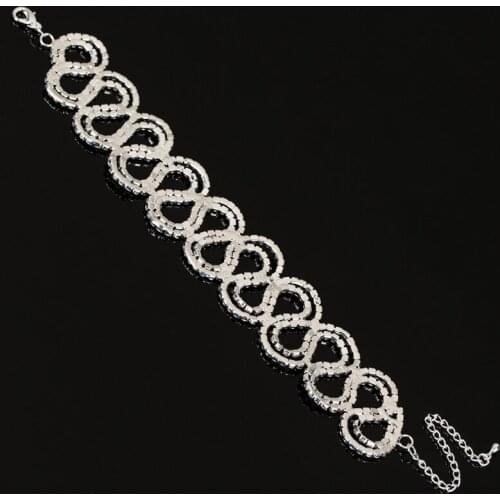 YFJEWE Bangles Luxury Fashion Handmade Link Chain Bracelet Women Jewelry Women Top quality Wavy Bracelets B216