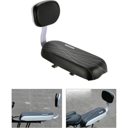 Bicycle Back Seat Child Seat Cover Bike Rack Rest Cushion With Backrest Seat Plate comfortable detachable Bicycle Accessories