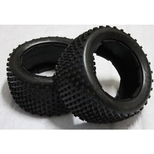Off-road Rear Tyres Fit for 1/5 HPI ROVAN KM BAJA 5B Rc Car Parts