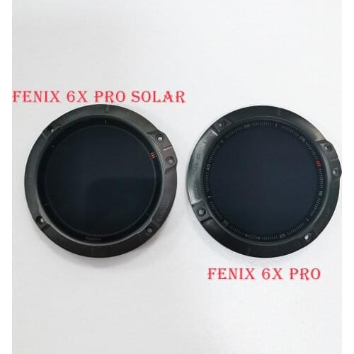 LCD Screen With Frame For GARMIN FENIX 6X PRO SOLAR 51mm Size Original Housing Shell 010-02157-20 010-02157-00 Watch Part Repair