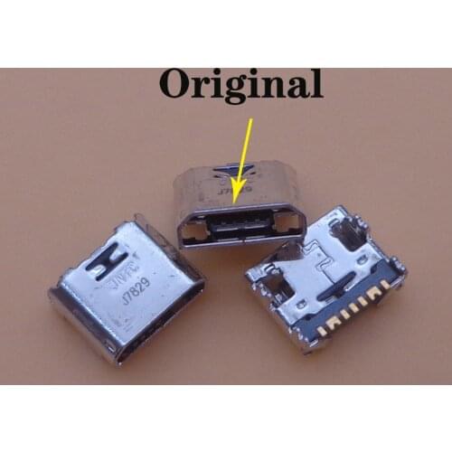 100pcs/lot Mobile Charging port Micro 7pin micro USB Connector For Samsung Galaxy I9082 I879 I8552 I869