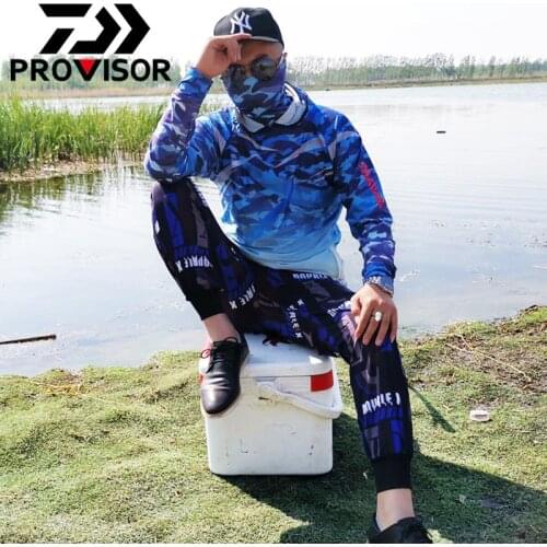 2021 Daiwa Fishing Clothing Set Outdoor Summer Sun-proof Clothing Cycling Sun-proof Clothing Men Women Breathable Fishing Costum