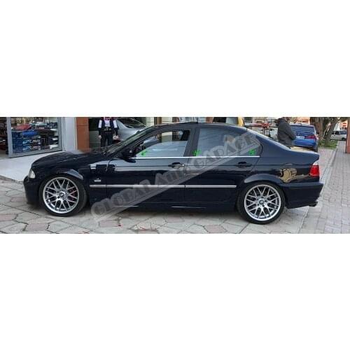 For Bmw E46 1998-2005 4 Pieces Chrome Window Moulding Window Frame Framework Auto Accessory Diffüser Spilitter Car-styling